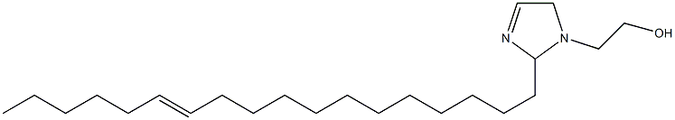 2-(12-Octadecenyl)-3-imidazoline-1-ethanol Struktur