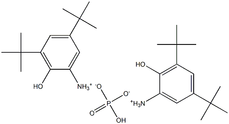 Phosphoric acid 3,5-di-tert-butyl-2-hydroxyphenyldiammonium salt Struktur