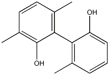 3,6,6'-Trimethyl-1,1'-biphenyl-2,2'-diol Struktur