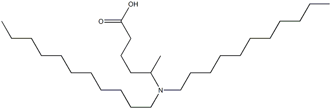 5-(Diundecylamino)hexanoic acid Struktur