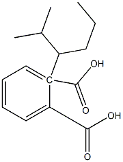 (+)-Phthalic acid hydrogen 1-[(R)-1-isopropylbutyl] ester Struktur