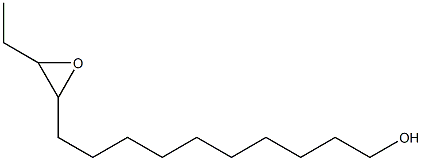 11,12-Epoxytetradecan-1-ol Struktur