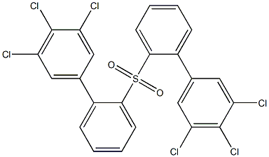 3,4,5-Trichlorophenylphenyl sulfone Struktur