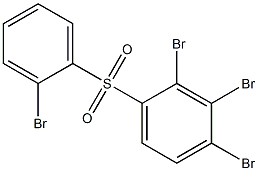 2,3,4-Tribromophenyl 2-bromophenyl sulfone Struktur