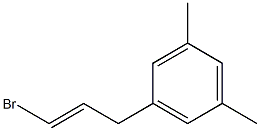 1-(3-Bromoallyl)-3,5-dimethylbenzene Struktur