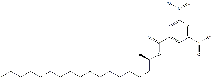 (-)-3,5-Dinitrobenzoic acid (R)-1-methylheptadecyl ester Struktur