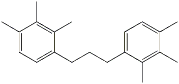 4,4'-(1,3-Propanediyl)bis(1,2,3-trimethylbenzene) Struktur