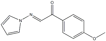 1-Pyrrolizino-2-(4-methoxyphenyl)ethanone Struktur