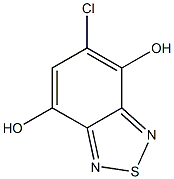 5-Chloro-2,1,3-benzothiadiazole-4,7-diol Struktur