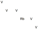 Pentavanadium rubidium Struktur