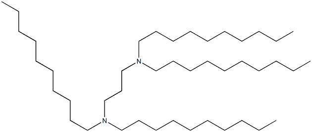 N,N,N',N'-Tetra(decyl)-1,3-propanediamine Struktur