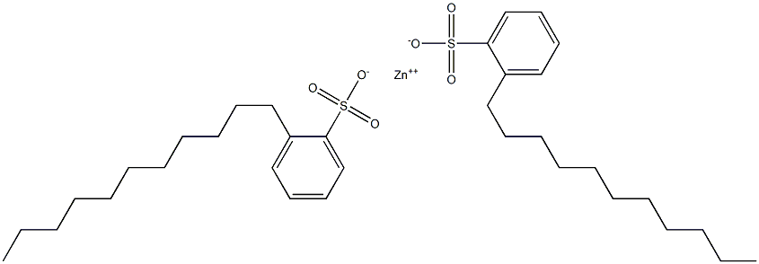 Bis(2-undecylbenzenesulfonic acid)zinc salt Struktur