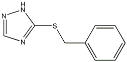 3-Benzylthio-2H-1,2,4-triazole Struktur