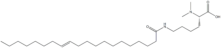 N6-(12-Icosenoyl)-N2,N2-dimethyllysine Struktur