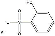 2-Hydroxybenzenesulfonic acid potassium salt Struktur