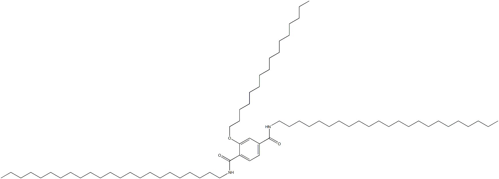 2-(Hexadecyloxy)-N,N'-ditricosylterephthalamide Struktur