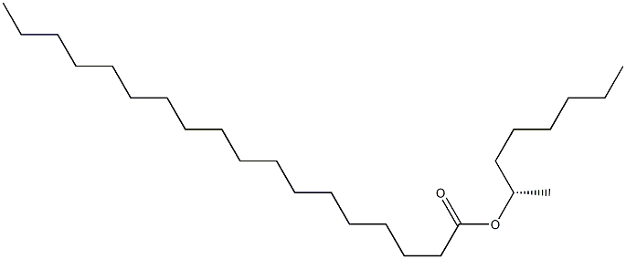 (+)-Stearic acid (S)-1-methylheptyl ester Struktur