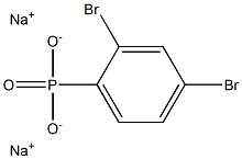 2,4-Dibromophenylphosphonic acid disodium salt Struktur