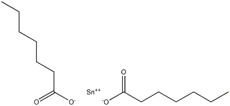 Diheptanoic acid tin(II) salt Struktur