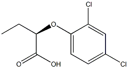 [R,(+)]-2-(2,4-Dichlorophenoxy)butyric acid Struktur