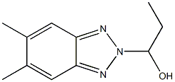 1-(5,6-Dimethyl-2H-benzotriazol-2-yl)-1-propanol Struktur