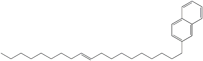 2-(10-Nonadecenyl)naphthalene Struktur