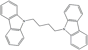 9,9'-(Tetramethylene)bis(9H-carbazole) Struktur