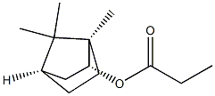 (1R,2R,4R)-1,7,7-Trimethylbicyclo[2.2.1]heptan-2-ol propanoate Struktur