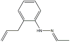 (E)-Ethanone 2-allylphenyl hydrazone Struktur