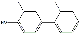 4-(2-Methylphenyl)-2-methylphenol Struktur