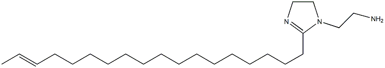 1-(2-Aminoethyl)-2-(16-octadecenyl)-2-imidazoline Struktur