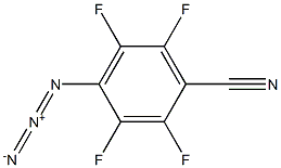 4-Azido-2,3,5,6-tetrafluorobenzonitrile Struktur