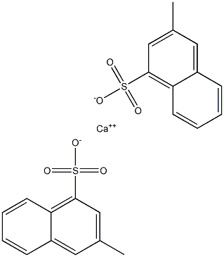 Bis(3-methyl-1-naphthalenesulfonic acid)calcium salt Struktur