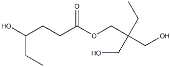 4-Hydroxyhexanoic acid 2,2-bis(hydroxymethyl)butyl ester Struktur