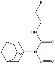 1-(1-Adamantyl)-3-(2-fluoroethyl)-1-nitrosourea Struktur