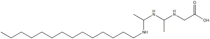 N-[1-[1-(Tetradecylamino)ethylamino]ethyl]glycine Struktur