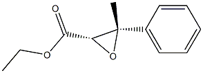 (2S,3S)-3-Methyl-3-phenyloxiranecarboxylic acid ethyl ester Struktur