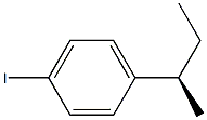 (-)-1-[(R)-sec-Butyl]-4-iodobenzene Struktur