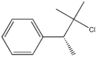 (+)-[(R)-2-Chloro-1,2-dimethylpropyl]benzene Struktur