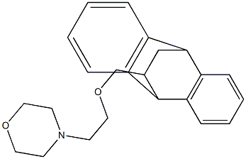 4-[2-[(9,10-Dihydro-9,10-ethanoanthracen-11-yl)methoxy]ethyl]morpholine Struktur