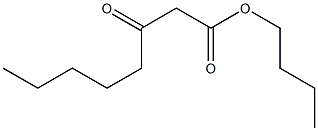 3-Ketocaprylic acid butyl ester Struktur