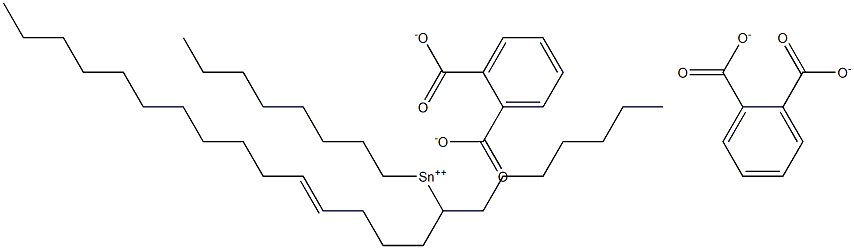 Bis[phthalic acid 1-(4-pentadecenyl)]dioctyltin(IV) salt Struktur