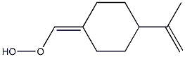 p-Mentha-1(7),8-dien-7-yl hydroperoxide Struktur