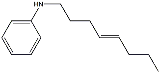 N-(4-Octenyl)aniline Struktur