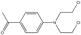 4'-[Bis(2-chloroethyl)amino]acetophenone Struktur