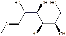 1-Methylimino-1-deoxy-D-glucitol Struktur