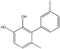 3-(3-Methylphenyl)-4-methylbenzene-1,2-diol Struktur