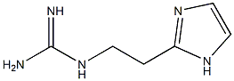 2-(2-Guanidinoethyl)-1H-imidazole Struktur