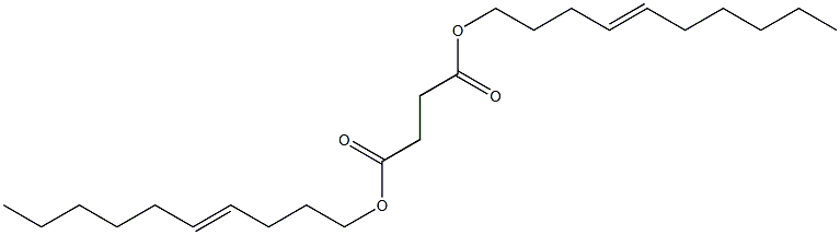 Succinic acid di(4-decenyl) ester Struktur