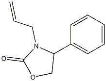 3-Allyl-4-phenyloxazolidin-2-one Struktur